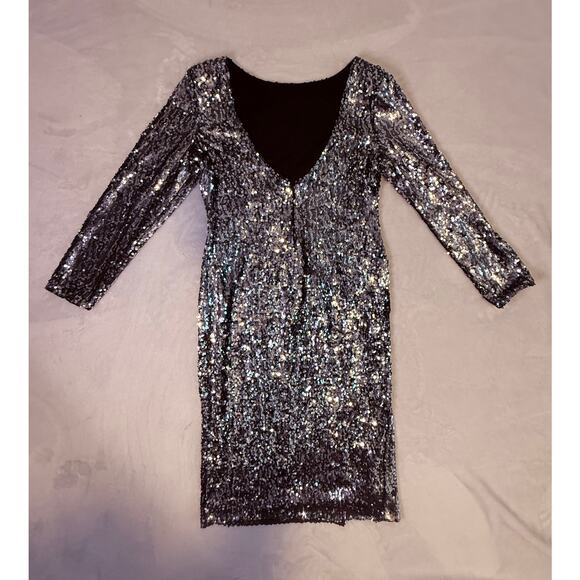Dress The Population "Natalie Dress" Sequin knee length Dress size XL (12-14) - Picture 6 of 16